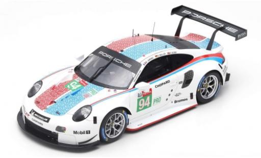 Modellautos Porsche 992 RSR 1/87 Spark 911 (991) RSR No.94 GT Team 24h Le Mans 2019 S.Müller/M.Jaminet/D.Olsen Porsche 992 RSR 1/87 Spark 911 (991) RSR No.94 GT Team 24h Le Mans 2019 S.Müller/M.Jaminet/D.Olsen modellautos