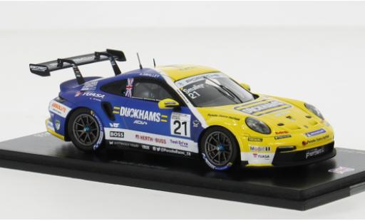 Porsche 992 GT3 1/43 Spark 911  Cup No.21 Carrera Cup Great Britain 2023 1:43 modellautos