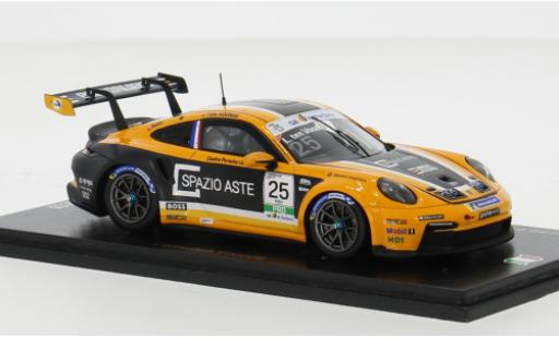 Porsche 992 GT3 1/43 Spark 911  Cup No.25 Carrera Cup Italia 2023 1:43 modellautos