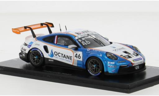 Porsche 992 GT3 1/43 Spark 911  Cup No.46 Carrera Cup Benelux 2023 1:43 modellautos