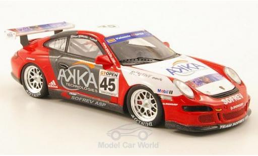 Porsche 997 SC 1/43 Spark 911 () No.45 Team Sofrev AKKA GT Open 2007 M.Ricci/M.Moullin-Traffort modellautos