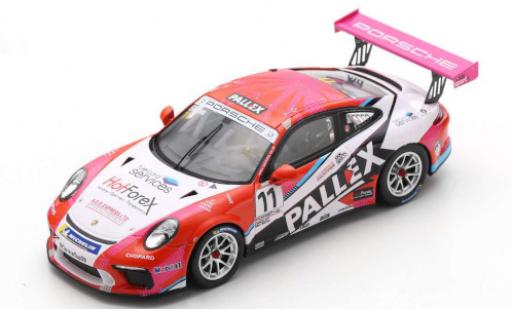 Modellautos Porsche 991 GT3 Cup 1/43 Spark 911 GT3 Cup () No.11 Carrera Cup Britain 2018 T.Ellinas Porsche 991 GT3 Cup 1/43 Spark 911 GT3 Cup () No.11 Carrera Cup Britain 2018 T.Ellinas modellautos