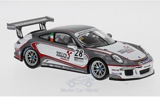 Modellautos Porsche 991 GT3 Cup 1/43 Spark 911 GT3 Cup No.28 Carrera Cup Britain 2017 C.Eastwood Porsche 991 GT3 Cup 1/43 Spark 911 GT3 Cup No.28 Carrera Cup Britain 2017 C.Eastwood modellautos