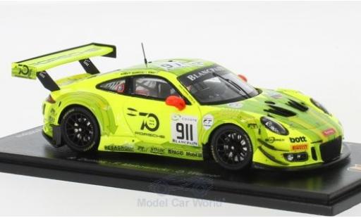 Modellautos Porsche 991 GT3 R 1/43 Spark 911 GT3 R () No.911 Manthey Racing 24h Spa 2018 F.Makowiecki/R.Dumas/D.Werner Porsche 991 GT3 R 1/43 Spark 911 GT3 R () No.911 Manthey Racing 24h Spa 2018 F.Makowiecki/R.Dumas/D.Werner modellautos