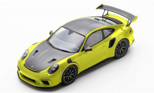 Modellautos Porsche 991 GT3 RS 1/18 Spark 911 GT3 RS (.2) gelb/matt-schwarz 2018 Porsche 991 GT3 RS 1/18 Spark 911 GT3 RS (.2) gelb/matt-schwarz 2018 modellautos