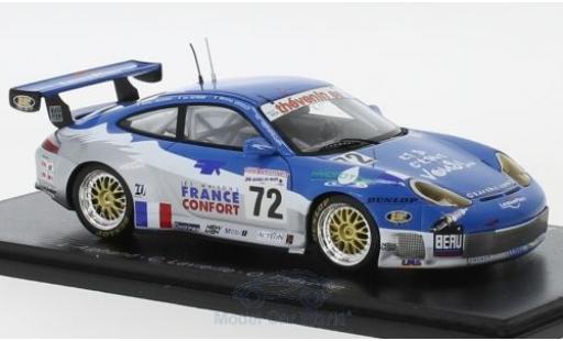 Modellautos Porsche 996 GT3 RS 1/43 Spark 911 GT3 RS No.72 24h Le Mans 2002 L.Alphand/C.Lavieille/O.Thevenin Porsche 996 GT3 RS 1/43 Spark 911 GT3 RS No.72 24h Le Mans 2002 L.Alphand/C.Lavieille/O.Thevenin modellautos