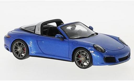 Modellautos Porsche 991 Targa 1/43 Spark 911 Targa 4S mettalic blau 2017 Porsche 991 Targa 1/43 Spark 911 Targa 4S mettalic blau 2017 modellautos