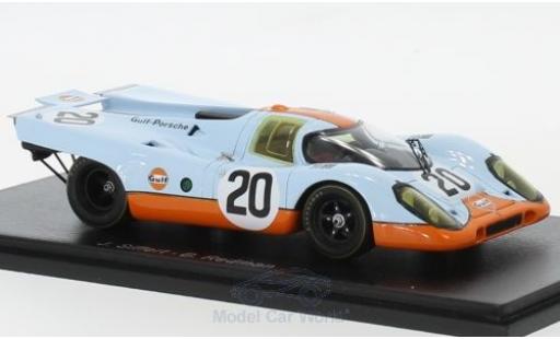 Modellautos Porsche 917 1970 1/43 Spark K No.20 Gulf- Gulf 24h Le Mans 1970 B.Redman/J.Siffert Porsche 917 1970 1/43 Spark K No.20 Gulf- Gulf 24h Le Mans 1970 B.Redman/J.Siffert modellautos