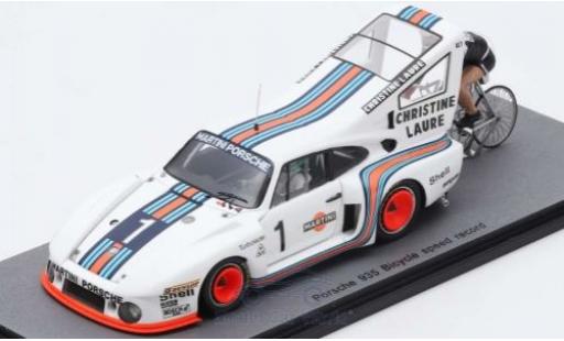Modellautos Porsche 935 1977 1/43 Spark No.1 1977 Bicycle Speed Record Cyclist: J-C.Rude H.Pescarolo Porsche 935 1977 1/43 Spark No.1 1977 Bicycle Speed Record Cyclist: J-C.Rude H.Pescarolo modellautos