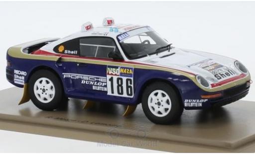 Modellautos Porsche 959 1986 1/43 Spark No.186 Rothmans Rallye Paris Dakar 1986 mit Decals R.Metge/D.Lemoine Porsche 959 1986 1/43 Spark No.186 Rothmans Rallye Paris Dakar 1986 mit Decals R.Metge/D.Lemoine modellautos