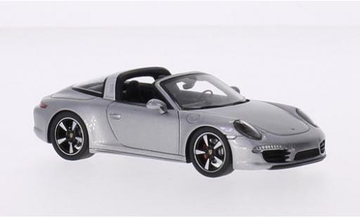 Modellautos Porsche 991 Targa 1/43 Spark Targa 4S silber 2015 Porsche 991 Targa 1/43 Spark Targa 4S silber 2015 modellautos