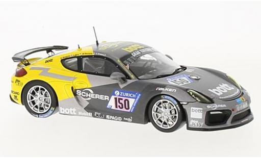 Modellautos Porsche Cayman GT4 1/43 Spark (981) GT4 CS No.150 Manthey Racing 24h Nürburgring 2017 C.Breuer/M.Oberheim/L.Kern/M.Hennerici Porsche Cayman GT4 1/43 Spark (981) GT4 CS No.150 Manthey Racing 24h Nürburgring 2017 C.Breuer/M.Oberheim/L.Kern/M.Hennerici modellautos