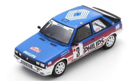 Modellautos Renault 11 1/43 Spark Turbo No.3 Philips Rally Monte Carlo 1987 J.Ragnotti/G.Thimonier Renault 11 1/43 Spark Turbo No.3 Philips Rally Monte Carlo 1987 J.Ragnotti/G.Thimonier modellautos