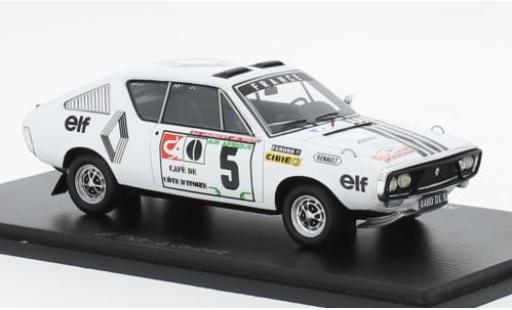 Renault 17 1/43 Spark No.5 Rallye WM Rallye Bandama 1973 1:43 modellautos