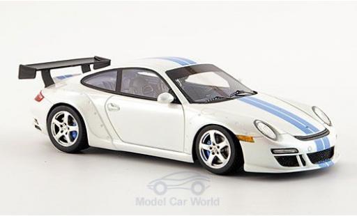 Ruf RGT 1/43 Spark mettalic weiss/blau 2007 modellautos