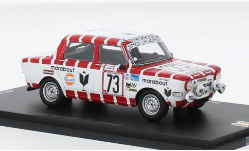 Simca 1000 1/43 Spark Rallye 2 No.73 Marabout Racing Team 24h Spa 1974 1:43 modellautos