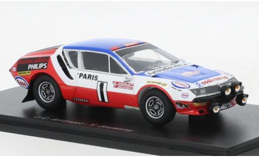 Modellautos Alpine A310 1/43 Spark No.1 Autoradios Philips Rallye WM Rallye Monte Carlo 1976 Alpine A310 1/43 Spark No.1 Autoradios Philips Rallye WM Rallye Monte Carlo 1976 modellautos