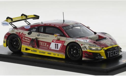 Audi R8 1/43 Spark LMS GT3 No.11 Twin Busch by equipe vitesse 24h 24h Nürburgring 2022 modellautos