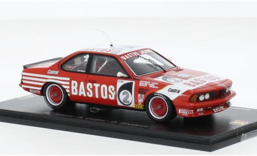 Modellautos Bmw 635 1/43 Spark CSi No.2 Juma Bastos Racing Team Bastos 24h Spa 1984 Bmw 635 1/43 Spark CSi No.2 Juma Bastos Racing Team Bastos 24h Spa 1984 modellautos