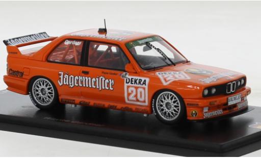 Bmw M3 1/43 Spark (E30) No.20 Team Linder Jägermeister DTM 1992 modellautos