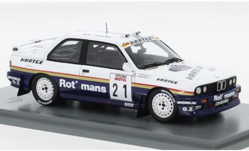 Modellautos Bmw M3 1/43 Spark (E30) No.21 Rothmans Rallye WM Tour de Corse 1989 Bmw M3 1/43 Spark (E30) No.21 Rothmans Rallye WM Tour de Corse 1989 modellautos