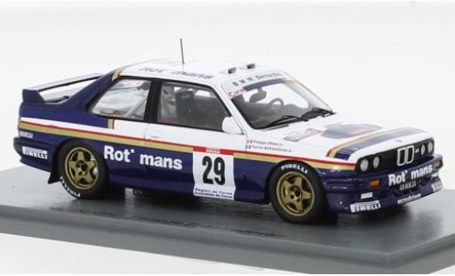 Modellautos Bmw M3 1/43 Spark (E30) No.29 Rothmans Rallye WM Tour de Corse 1991 Bmw M3 1/43 Spark (E30) No.29 Rothmans Rallye WM Tour de Corse 1991 modellautos