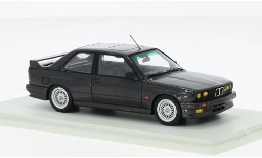 Bmw M3 1/43 Spark (E30) Tour de Corse Edition metallise grau modellautos