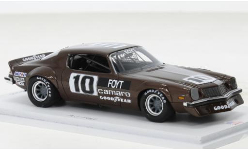 Chevrolet Camaro 1/43 Spark braun No.10 IROC Daytona 1975 modellautos