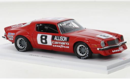 Chevrolet Camaro 1/43 Spark rot No.8 IROC Daytona 1975 modellautos