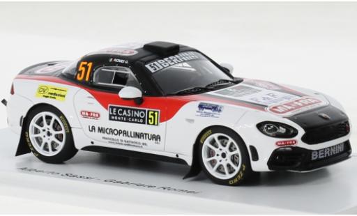Modellautos Fiat 124 1/43 Spark Rally RGT No.51 Rallye WM Rallye Monte Carlo 2022 Fiat 124 1/43 Spark Rally RGT No.51 Rallye WM Rallye Monte Carlo 2022 modellautos