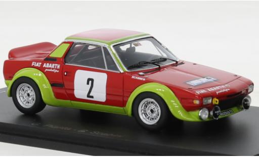 Modellautos Fiat X 1/9 1/43 Spark Abarth No.2 Rally di Sicilia 1974 Fiat X 1/9 1/43 Spark Abarth No.2 Rally di Sicilia 1974 modellautos