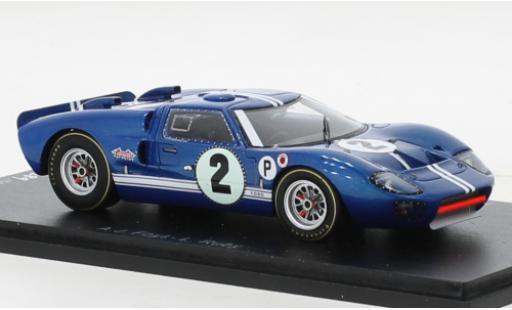 Ford GT40 1/43 Spark MK II RHD No.2 12h Sebring 1967 modellautos