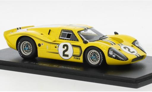 Modellautos Ford GT40 1/43 Spark Mk IV RHD No.2 24h Le Mans 1967 Ford GT40 1/43 Spark Mk IV RHD No.2 24h Le Mans 1967 modellautos