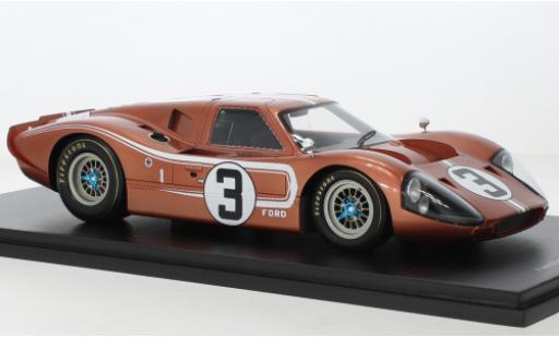 Modellautos Ford GT40 1/43 Spark Mk IV RHD No.3 24h Le Mans 1967 Ford GT40 1/43 Spark Mk IV RHD No.3 24h Le Mans 1967 modellautos