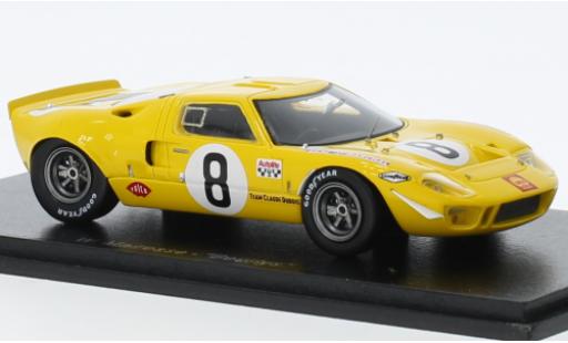 Modellautos Ford GT40 1/43 Spark RHD No.8 24h Le Mans 1968 Ford GT40 1/43 Spark RHD No.8 24h Le Mans 1968 modellautos