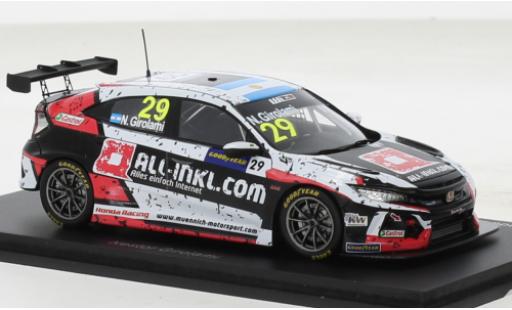 Modellautos Honda Civic 1/43 Spark Type R TCR No.29 All-Inkl.com Münnich Motorsport WTCR Zolder 2020 Honda Civic 1/43 Spark Type R TCR No.29 All-Inkl.com Münnich Motorsport WTCR Zolder 2020 modellautos