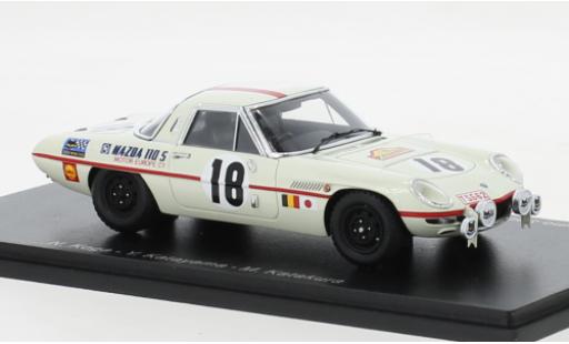 Mazda Cosmo 1/43 Spark Sport 110S RHD No.18 Marathon de la Route 1968 modellautos