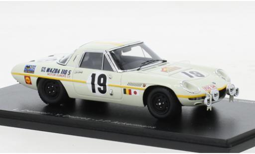 Mazda Cosmo 1/43 Spark Sport 110S RHD No.19 Marathon de la Route 1968 modellautos