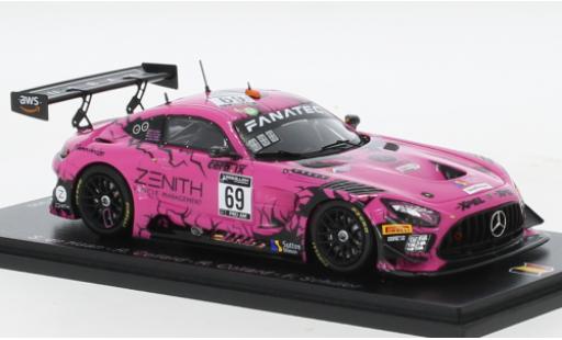 Mercedes AMG GT 1/43 Spark 3 No.69 Ram Racing 24h Spa 2021 modellautos