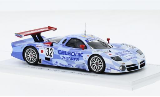 Modellautos Nissan R390 1/43 Spark GT1 RHD No.32 Motorsports Calsonic Xanavi 24h Le Mans 1998 Nissan R390 1/43 Spark GT1 RHD No.32 Motorsports Calsonic Xanavi 24h Le Mans 1998 modellautos