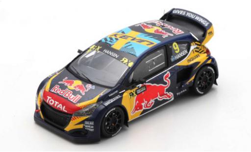 Modellautos Peugeot 208 1/43 Spark WRX No.9 Team Hansen Red Bull Rallye-Cross WM Espagne 2020 Peugeot 208 1/43 Spark WRX No.9 Team Hansen Red Bull Rallye-Cross WM Espagne 2020 modellautos
