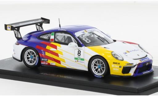 Modellautos Porsche 991 GT3 Cup 1/43 Spark 911  No.8 Carrera Cup Italia 2021 Porsche 991 GT3 Cup 1/43 Spark 911  No.8 Carrera Cup Italia 2021 modellautos