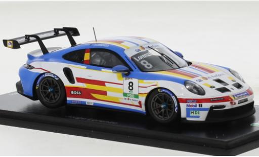 Modellautos Porsche 991 GT3 Cup 1/43 Spark 911  No.8 Carrera Cup Italia 2022 Porsche 991 GT3 Cup 1/43 Spark 911  No.8 Carrera Cup Italia 2022 modellautos