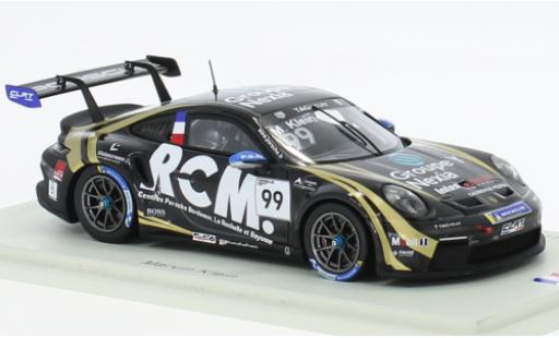 Modellautos Porsche 991 GT3 Cup 1/43 Spark 911  No.99 Carrera Cup France 2022 Porsche 991 GT3 Cup 1/43 Spark 911  No.99 Carrera Cup France 2022 modellautos