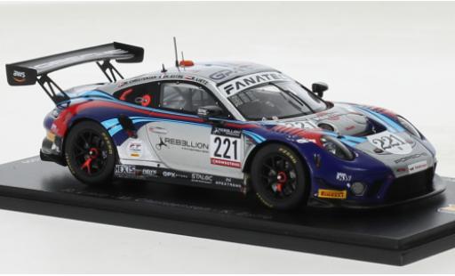 Modellautos Porsche 991 GT3 R 1/43 Spark 911  No.221 GPX Martini Racing 24h Spa 2022 Porsche 991 GT3 R 1/43 Spark 911  No.221 GPX Martini Racing 24h Spa 2022 modellautos