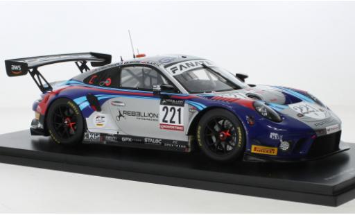 Modellautos Porsche 991 GT3 R 1/18 Spark 911  No.221 GPX Martini Racing Martini 24h Spa 2022 Porsche 991 GT3 R 1/18 Spark 911  No.221 GPX Martini Racing Martini 24h Spa 2022 modellautos