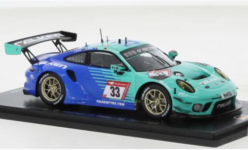 Modellautos Porsche 991 GT3 R 1/43 Spark 911  No.33 Falken Motorsports Falken 24h Nürburgring 2022 Porsche 991 GT3 R 1/43 Spark 911  No.33 Falken Motorsports Falken 24h Nürburgring 2022 modellautos