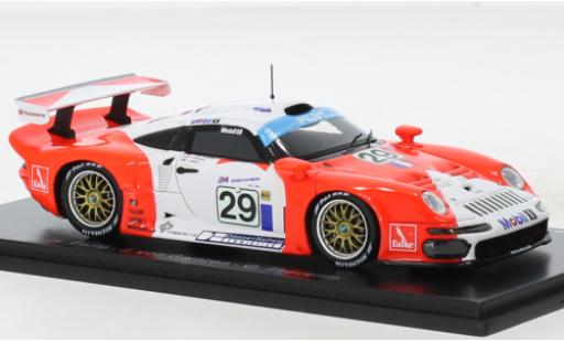 Modellautos Porsche 996 GT1 1/43 Spark 911 No.29 Ste JB Jabouille-Bouresche 24h Le Mans 1997 Porsche 996 GT1 1/43 Spark 911 No.29 Ste JB Jabouille-Bouresche 24h Le Mans 1997 modellautos