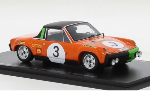 Modellautos Porsche 914 1/43 Spark /6 No.3 Marathon de la Route 1970 Porsche 914 1/43 Spark /6 No.3 Marathon de la Route 1970 modellautos