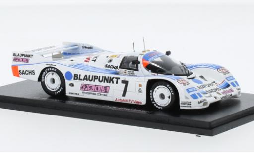 Modellautos Porsche 962 1989 1/43 Spark C No.7 Joest Racing Blaupunkt 24h Le Mans Porsche 962 1989 1/43 Spark C No.7 Joest Racing Blaupunkt 24h Le Mans modellautos
